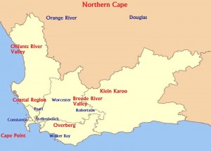 Sørafrikas vinregioner